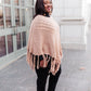 Hanging For The Weekend Poncho In Mocha