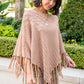 Hanging For The Weekend Poncho In Mocha