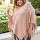 Hanging For The Weekend Poncho In Mocha