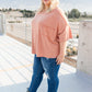 Hannah Tee In Faded Rust