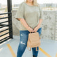 Hannah Tee in Faded Olive