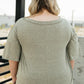 Hannah Tee in Faded Olive