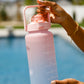 Happy Hydrations Water Bottles Pink