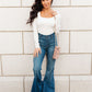 Happy in High Rise Flair Jegging