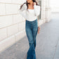Happy in High Rise Flair Jegging