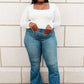 Happy in High Rise Flair Jegging