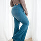 Happy in High Rise Flair Jegging