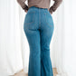 Happy in High Rise Flair Jegging