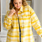 Hard To Miss Shacket In Mustard