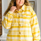 Hard To Miss Shacket In Mustard