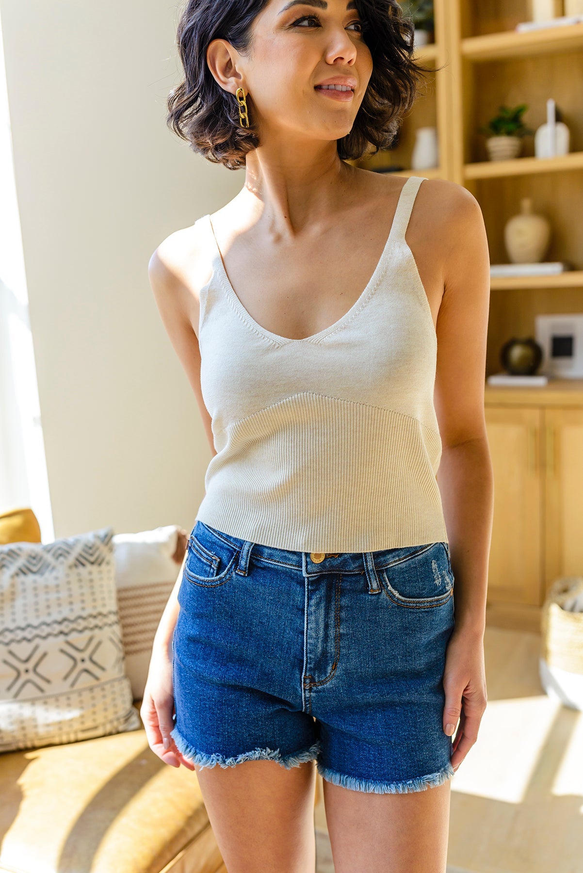 Judy Blue Harlow High Rise Vintage Cut Off Shorts