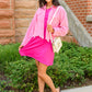 Here To Stay T-Shirt Dress In Pink