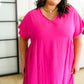 Here for a Moment V-Neck Dress