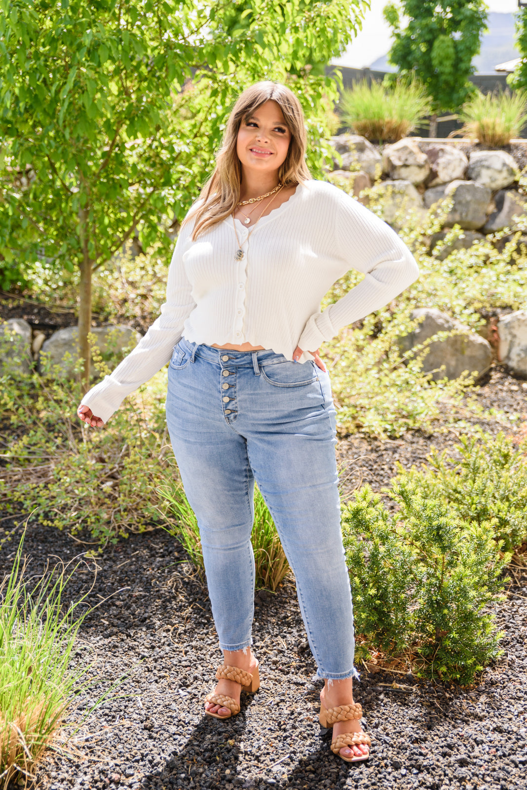 Judy Blue Button Fly Skinny