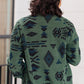 High Perspective Geometric Fleece