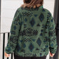 High Perspective Geometric Fleece