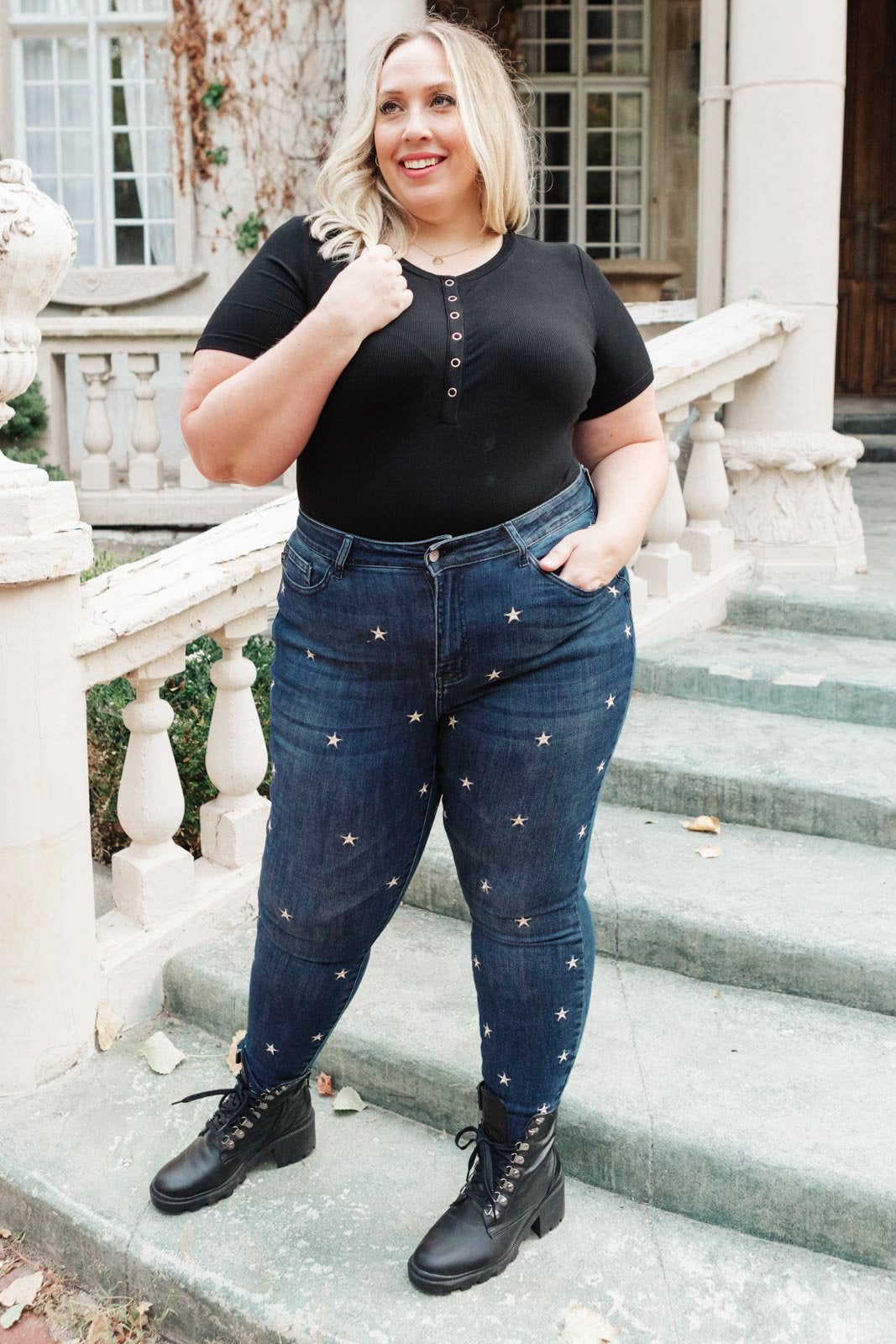 RACK SALE High Rise Starlight Skinnies - SIZE 5