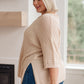 High Tide Oversized Top in Cream