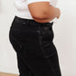 RISEN High Waist Mom Fit Jeans In Black