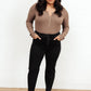 RISEN High Waist Mom Fit Jeans In Black