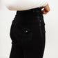 RISEN High Waist Mom Fit Jeans In Black