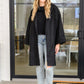 Hilton Cowl Neck Long Sleeve Top in Black