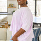 Hold Me Close Short Sleeve Top in Lavender