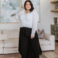 Relax With Me Knit Top in White