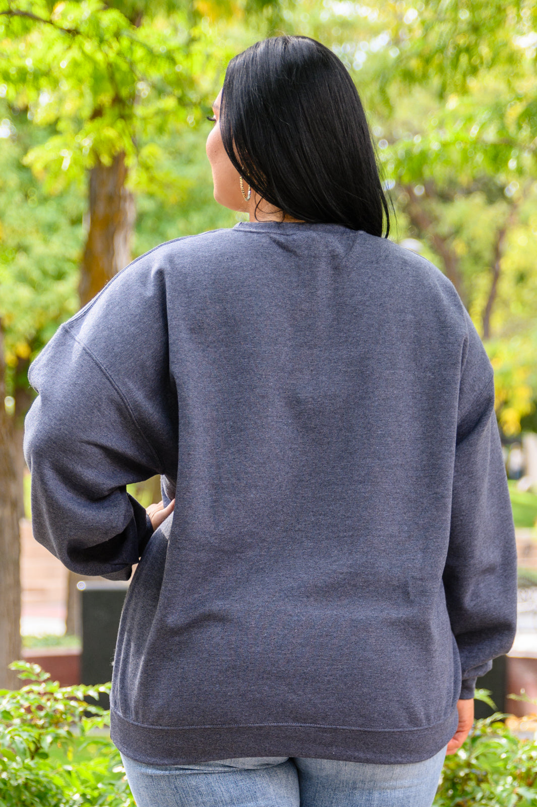 Home Body Sweatshirt In Charcoal