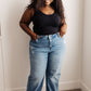 Mica Denim High Rise Wide Leg Jeans