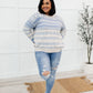 RACK SALE Hugs and Kisses Sweater in Dusty Blue - SMALL