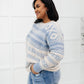 RACK SALE Hugs and Kisses Sweater in Dusty Blue - SMALL
