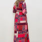 Paisley Patchwork Maxi Dress