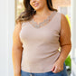 I Can Love You Better Lace Tank in Taupe