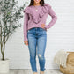 I Choose You Sweater in Purple