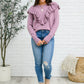 I Choose You Sweater in Purple