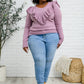 I Choose You Sweater in Purple