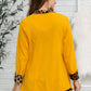 I Have A Dream Animal Print Blazer in Mustard