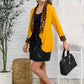 I Have A Dream Animal Print Blazer in Mustard