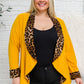 I Have A Dream Animal Print Blazer in Mustard