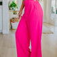 I Love These High Rise Wide Leg Pants in Hot Pink