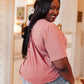 I Love Us Tee in Heather Mauve