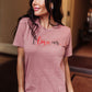 I Love Us Tee in Heather Mauve