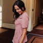 I Love Us Tee in Heather Mauve