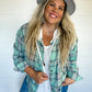 PREORDER: Vivi Plaid Hoodie Top in Six Colors