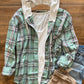 PREORDER: Vivi Plaid Hoodie Top in Six Colors