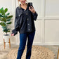 Oversized Shacket In Urban Grey