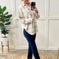Soft Plaid Button Down Top In Fresh Neutrals