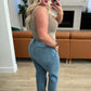 Judy Blue Mid Rise Wide Leg Jeans