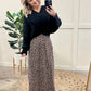 Soft Mocha Animal Print Skirt 11.24